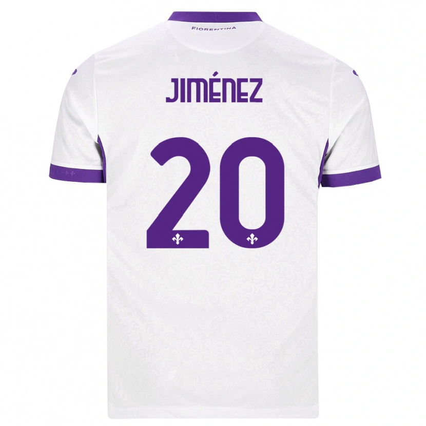 Danxen Dětské Álex Jiménez #20 Bílá Fialová Daleko Hráčské Dresy 2026/27 Dres