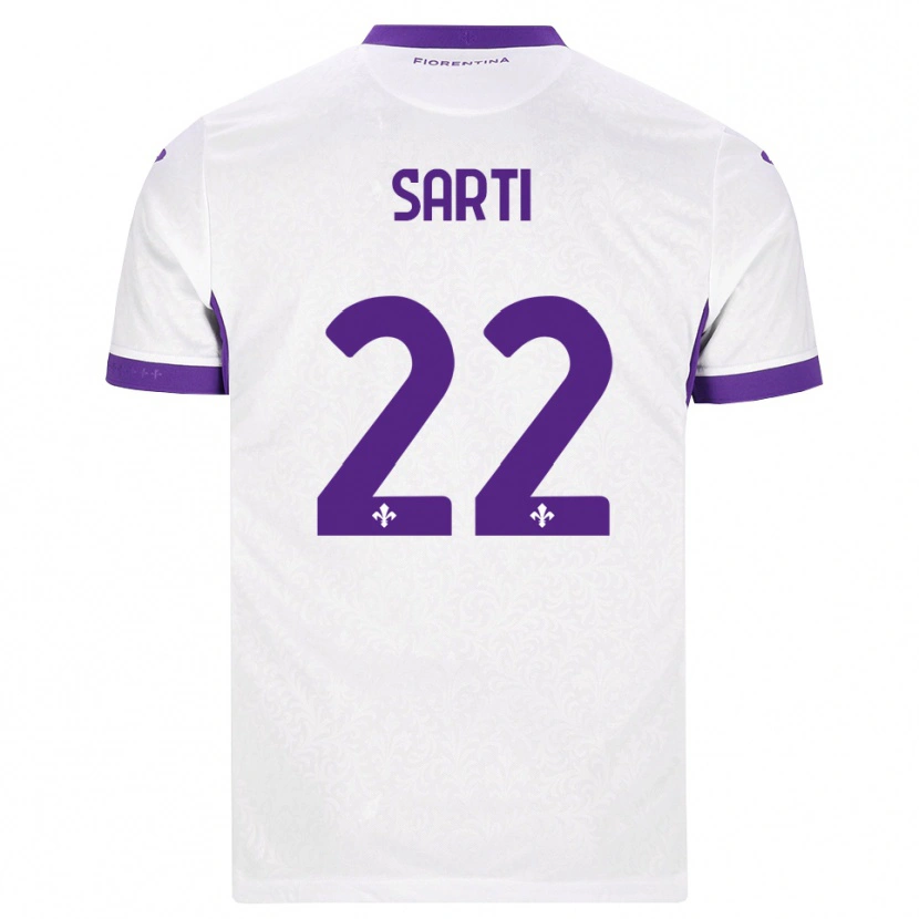 Danxen Dětské Alessia Sarti #22 Bílá Fialová Daleko Hráčské Dresy 2026/27 Dres
