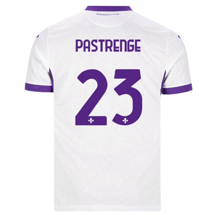Danxen Dětské Lucia Pastrenge #23 Bílá Fialová Daleko Hráčské Dresy 2026/27 Dres