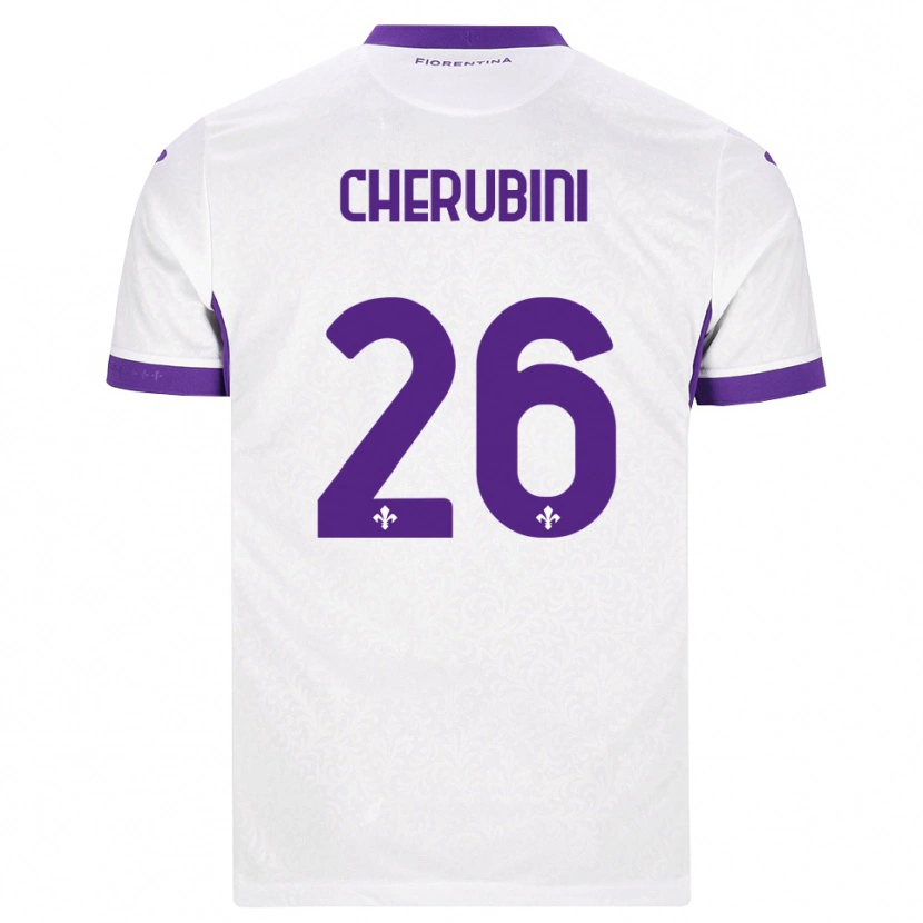 Danxen Dětské Maya Cherubini #26 Bílá Fialová Daleko Hráčské Dresy 2026/27 Dres