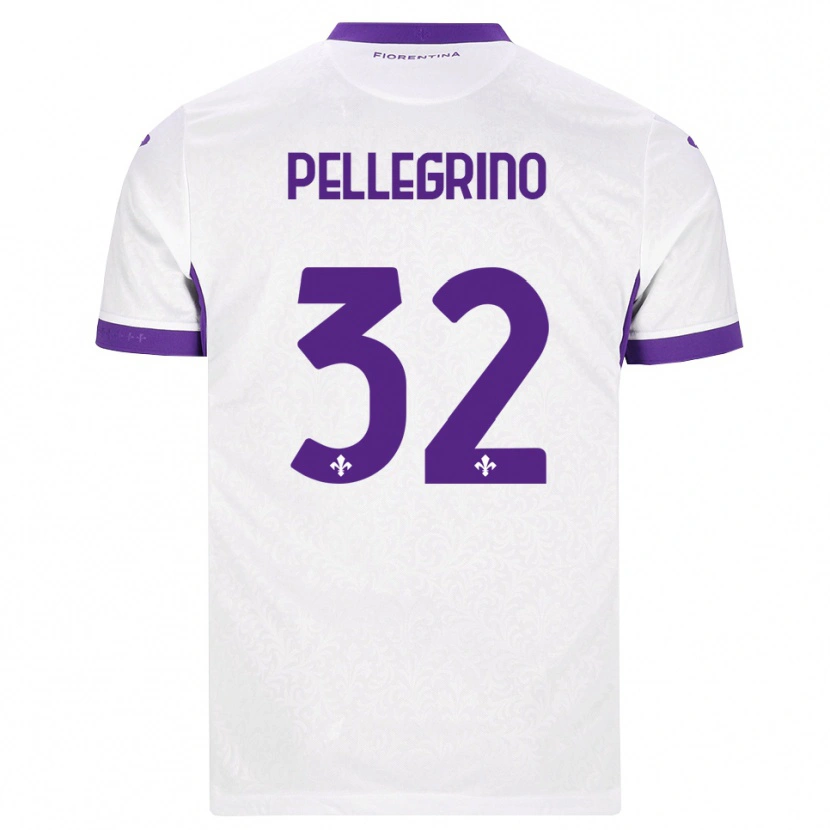 Danxen Dětské Mateo Pellegrino #32 Bílá Fialová Daleko Hráčské Dresy 2026/27 Dres