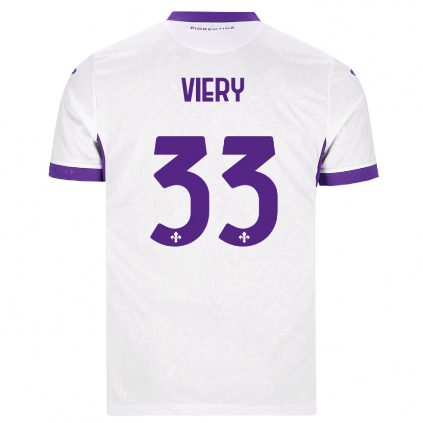 Danxen Dětské Viery Fernandes Santos Lopes #33 Bílá Fialová Daleko Hráčské Dresy 2026/27 Dres