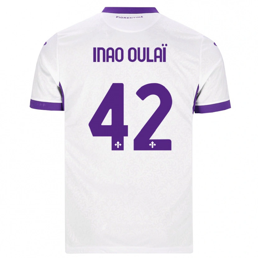 Danxen Dětské Christ Inao Oulaï #42 Bílá Fialová Daleko Hráčské Dresy 2026/27 Dres