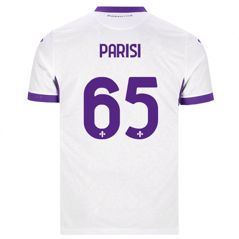 Danxen Dětské Fabiano Parisi #65 Bílá Fialová Daleko Hráčské Dresy 2026/27 Dres