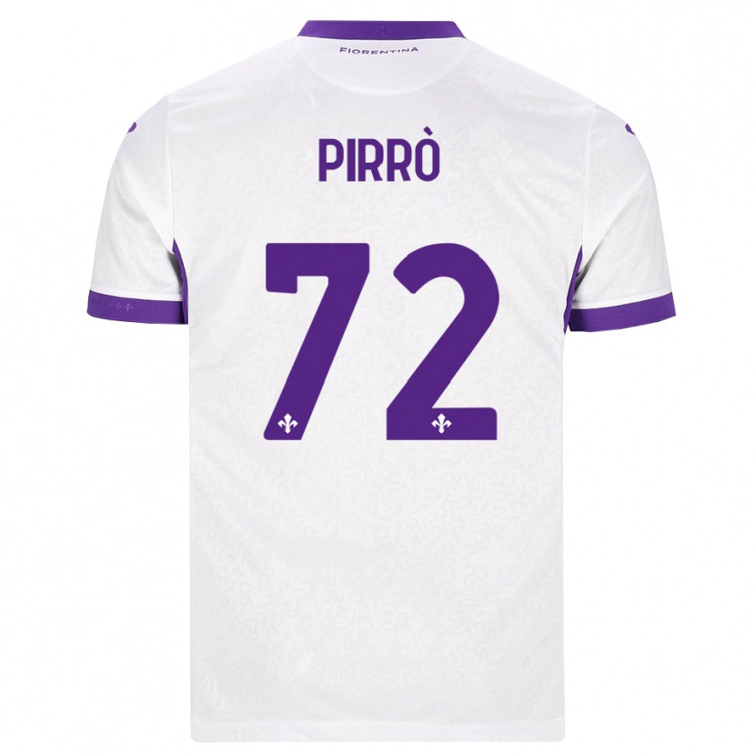 Danxen Dětské Antonio Pirrò #72 Bílá Fialová Daleko Hráčské Dresy 2026/27 Dres