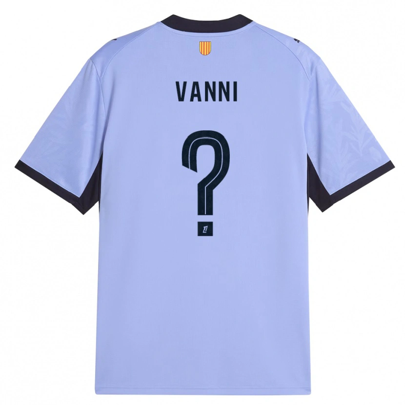 Danxen Dětské Fabio Vanni #0 Levandulová Černá Třetí Hráčské Dresy 2026/27 Dres