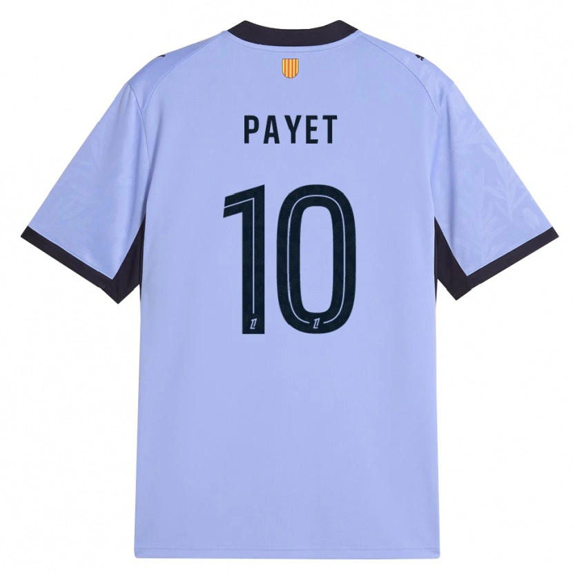 Danxen Dětské Dimitri Payet #10 Levandulová Černá Třetí Hráčské Dresy 2026/27 Dres