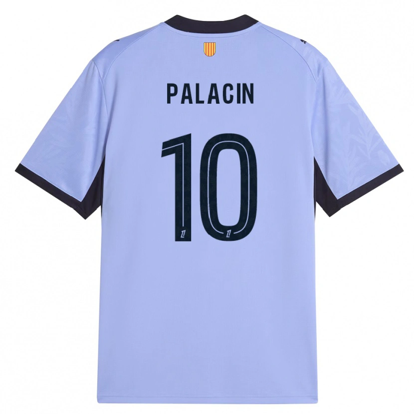 Danxen Dětské Sara Palacin #10 Levandulová Černá Třetí Hráčské Dresy 2026/27 Dres