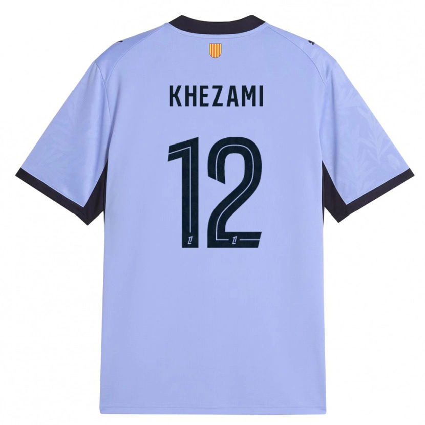 Danxen Dětské Roselène Khezami #12 Levandulová Černá Třetí Hráčské Dresy 2026/27 Dres