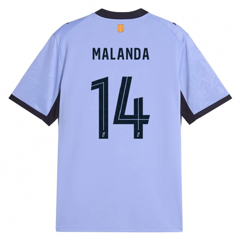 Danxen Dětské Jephthe Malanda #14 Levandulová Černá Třetí Hráčské Dresy 2026/27 Dres