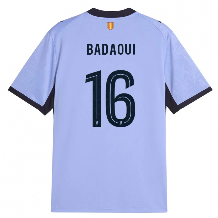 Danxen Dětské Yassine Badaoui #16 Levandulová Černá Třetí Hráčské Dresy 2026/27 Dres
