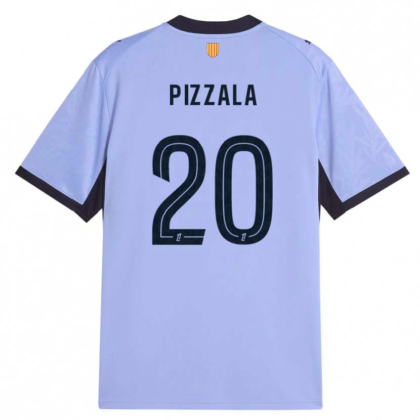 Danxen Dětské Caroline Pizzala #20 Levandulová Černá Třetí Hráčské Dresy 2026/27 Dres