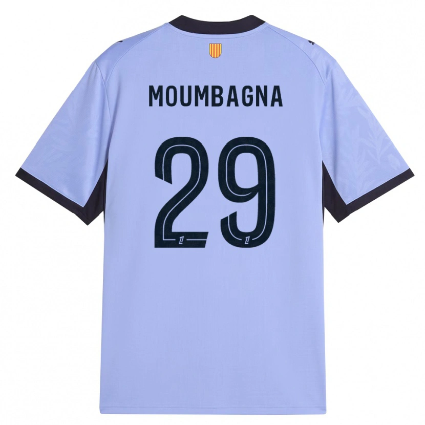 Danxen Dětské Faris Moumbagna #29 Levandulová Černá Třetí Hráčské Dresy 2026/27 Dres