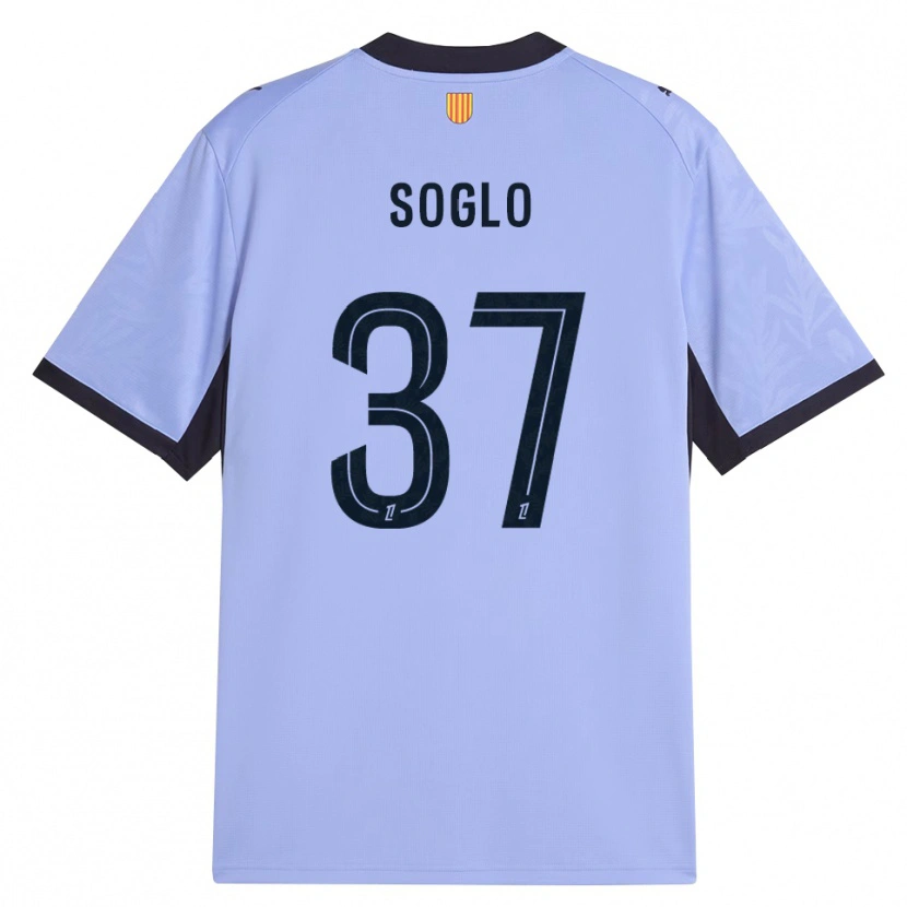 Danxen Dětské Emran Soglo #37 Levandulová Černá Třetí Hráčské Dresy 2026/27 Dres