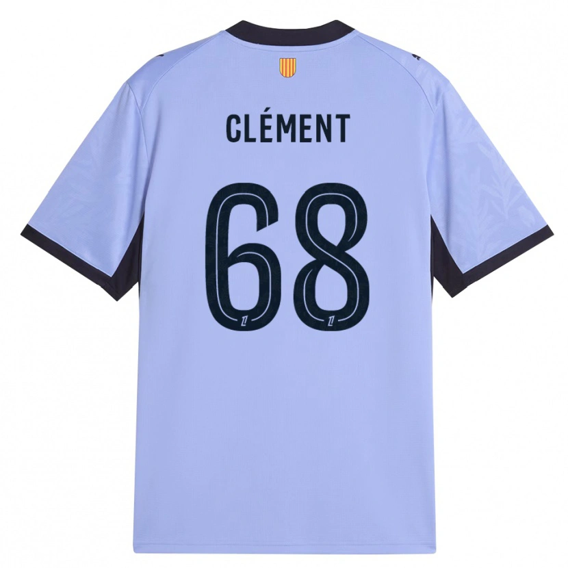 Danxen Dětské Mathis Clément #68 Levandulová Černá Třetí Hráčské Dresy 2026/27 Dres