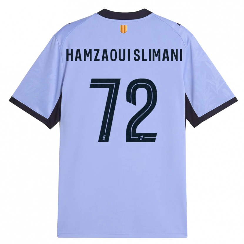 Danxen Dětské Hilan Hamzaoui Slimani #72 Levandulová Černá Třetí Hráčské Dresy 2026/27 Dres