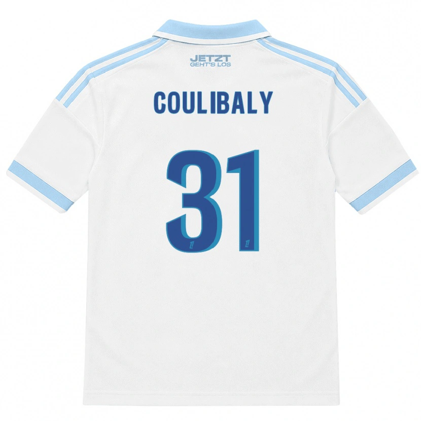 Danxen Dětské Karim Coulibaly #31 Světle Nebesky Modrá Bílá Červená Daleko Hráčské Dresy 2026/27 Dres