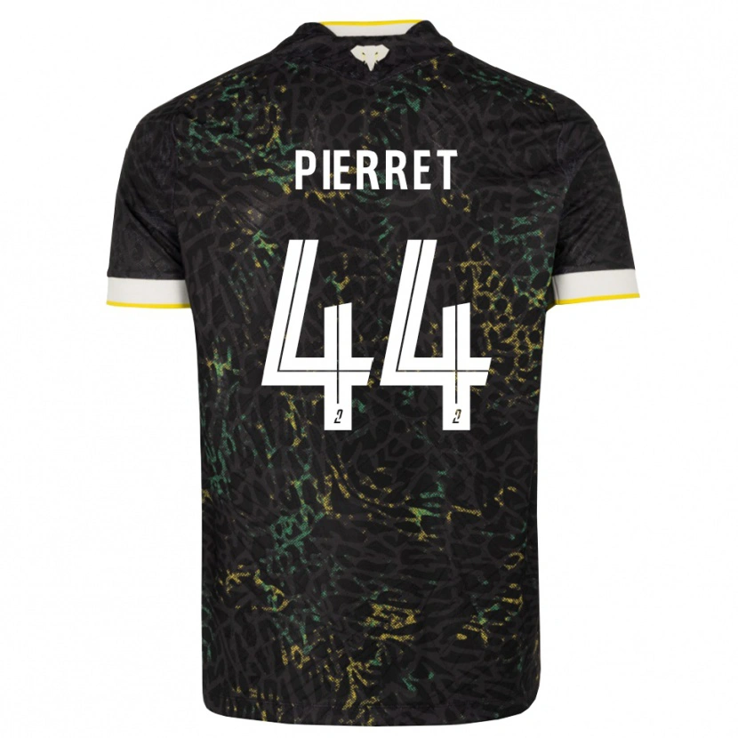 Danxen Dětské Balthazar Pierret #44 Černá Bílá Žlutá Daleko Hráčské Dresy 2026/27 Dres