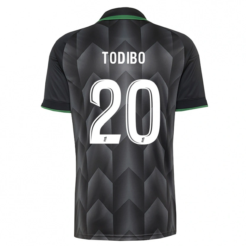 Danxen Pánské Jean-Clair Todibo #20 Bílá Černá Zelená Daleko Hráčské Dresy 2026/27 Dres