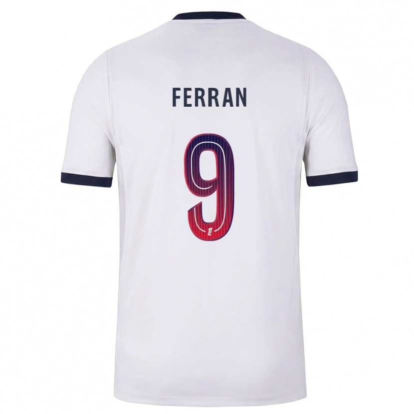 Danxen Pánské Ferran Torres #9 Bílá Černá Červená Daleko Hráčské Dresy 2026/27 Dres