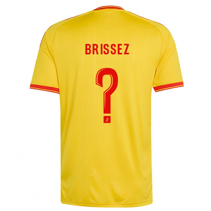 Danxen Pánské Baptiste Brissez #0 Zlatá Oranžová Červená Domů Hráčské Dresy 2026/27 Dres