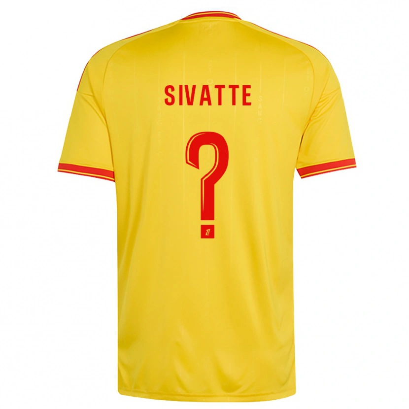 Danxen Pánské Noah Sivatte #0 Zlatá Oranžová Červená Domů Hráčské Dresy 2026/27 Dres