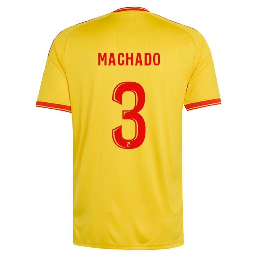 Danxen Pánské Deiver Machado #3 Zlatá Oranžová Červená Domů Hráčské Dresy 2026/27 Dres