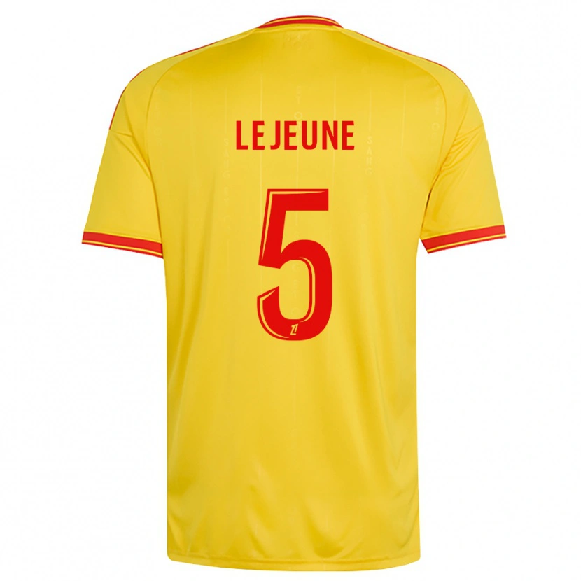 Danxen Pánské Romane Lejeune #5 Zlatá Oranžová Červená Domů Hráčské Dresy 2026/27 Dres