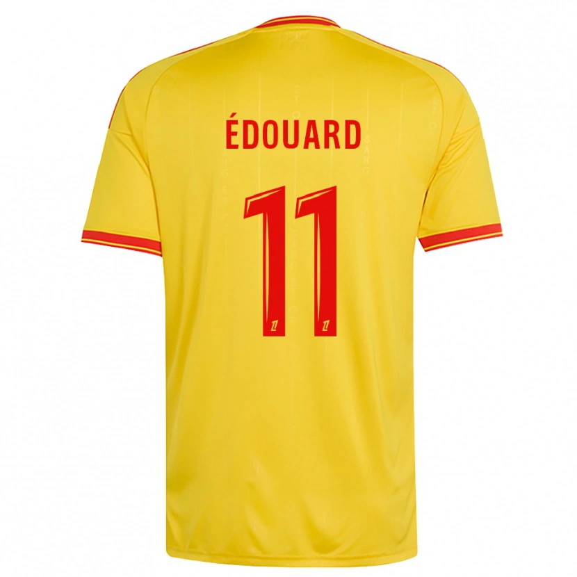 Danxen Pánské Odsonne Édouard #11 Zlatá Oranžová Červená Domů Hráčské Dresy 2026/27 Dres