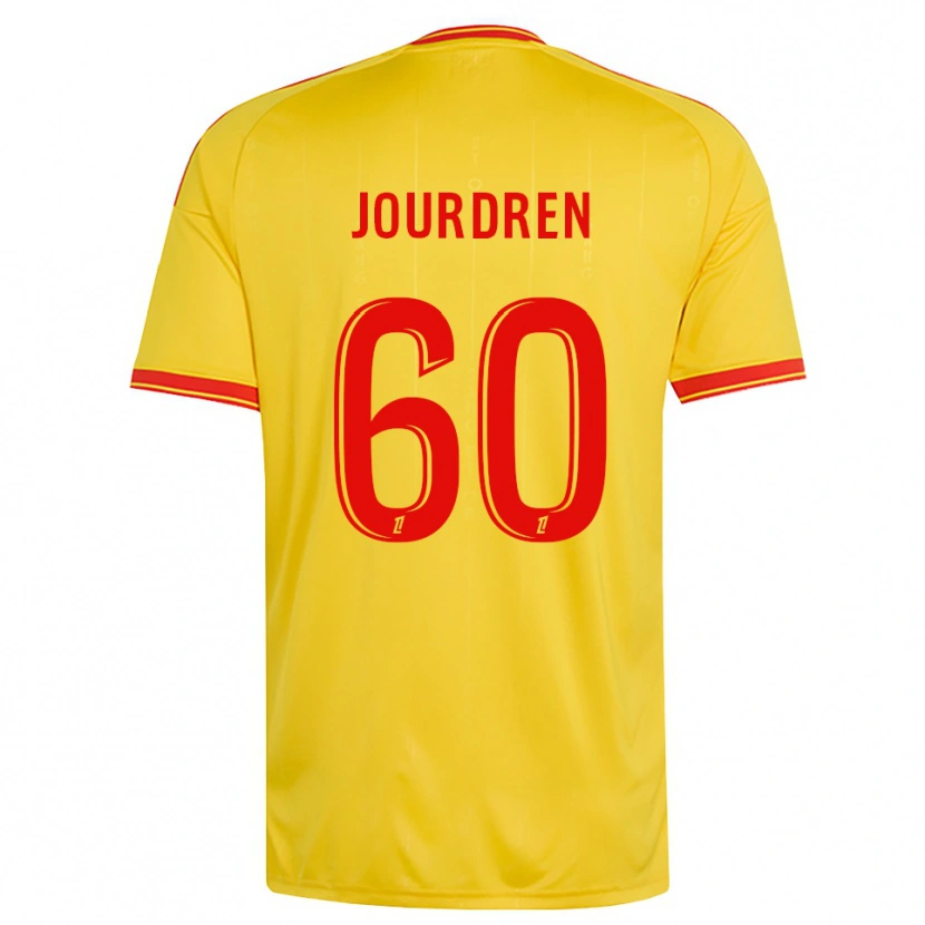 Danxen Pánské Ilan Jourdren #60 Zlatá Oranžová Červená Domů Hráčské Dresy 2026/27 Dres