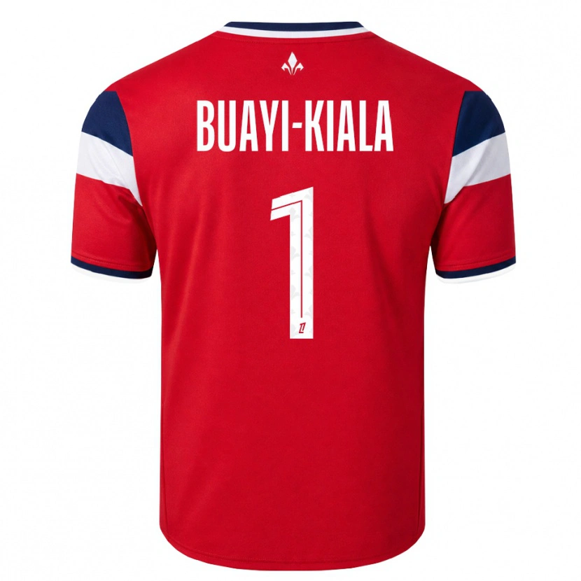 Danxen Pánské Israël Buayi-Kiala #1 Červená Bílá Královská Modř Domů Hráčské Dresy 2026/27 Dres