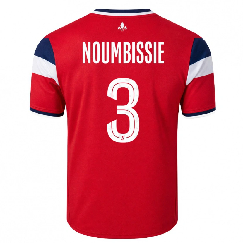 Danxen Pánské Stéphane Noumbissie #3 Červená Bílá Královská Modř Domů Hráčské Dresy 2026/27 Dres