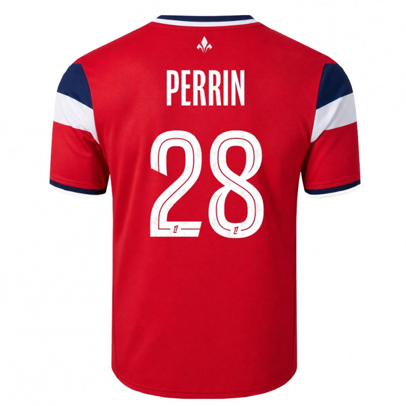 Danxen Pánské Gaëtan Perrin #28 Červená Bílá Královská Modř Domů Hráčské Dresy 2026/27 Dres