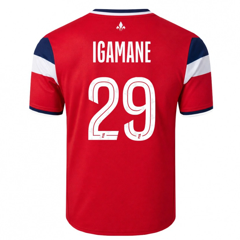 Danxen Pánské Hamza Igamane #29 Červená Bílá Královská Modř Domů Hráčské Dresy 2026/27 Dres