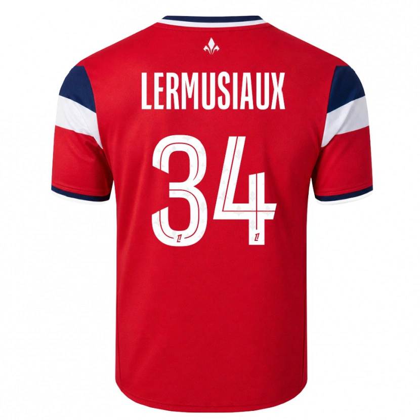 Danxen Pánské Chrystal Lermusiaux #34 Červená Bílá Královská Modř Domů Hráčské Dresy 2026/27 Dres