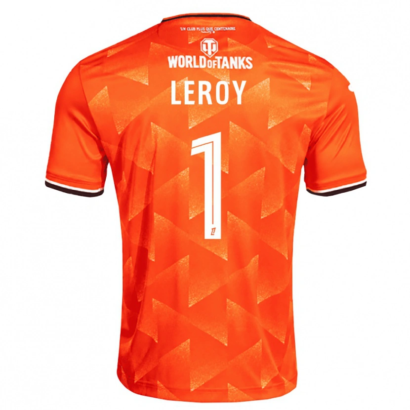 Danxen Pánské Benjamin Leroy #1 Oranžová Bílá Černá Domů Hráčské Dresy 2026/27 Dres