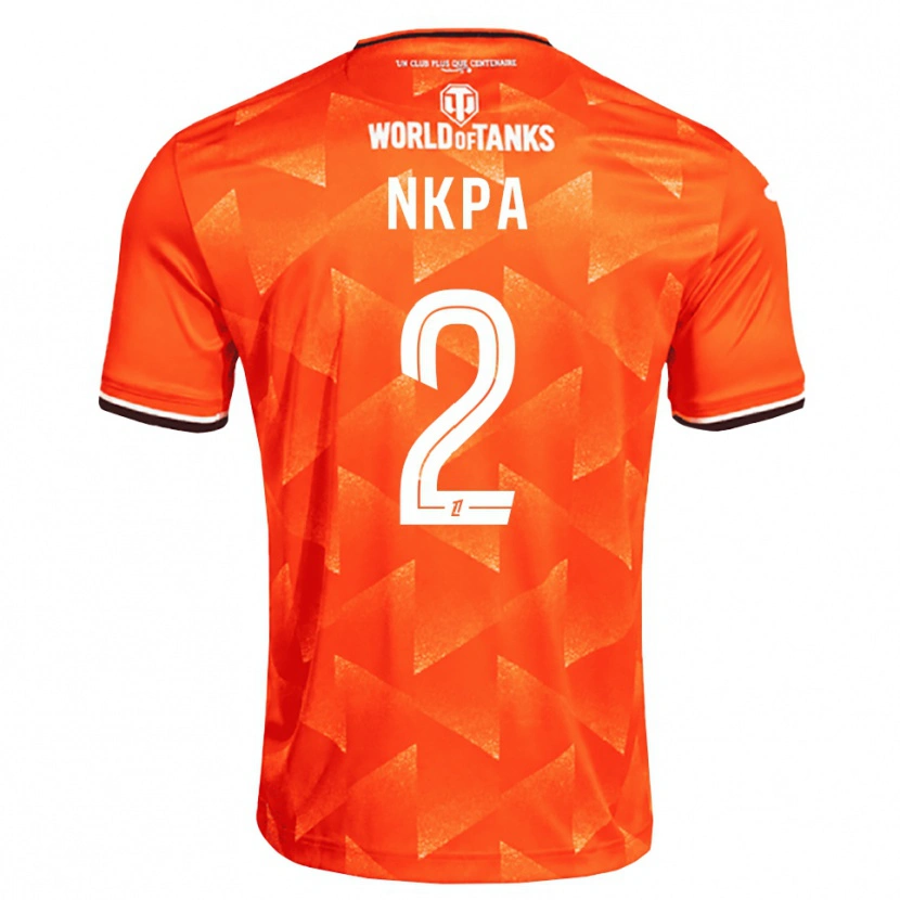 Danxen Pánské Elie Nkpa #2 Oranžová Bílá Černá Domů Hráčské Dresy 2026/27 Dres