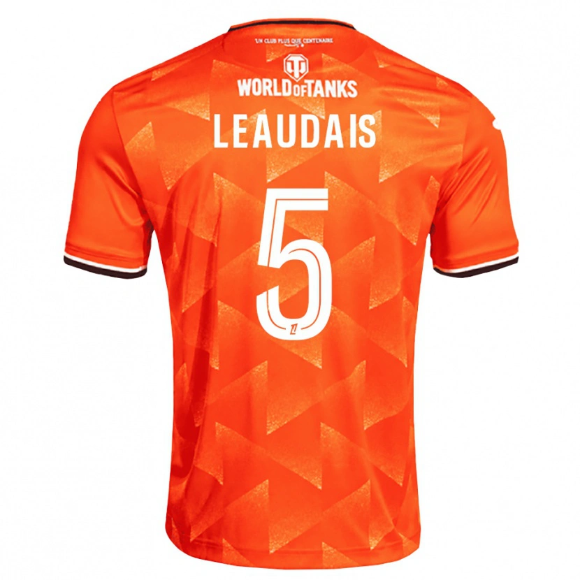 Danxen Pánské Lucas Leaudais #5 Oranžová Bílá Černá Domů Hráčské Dresy 2026/27 Dres