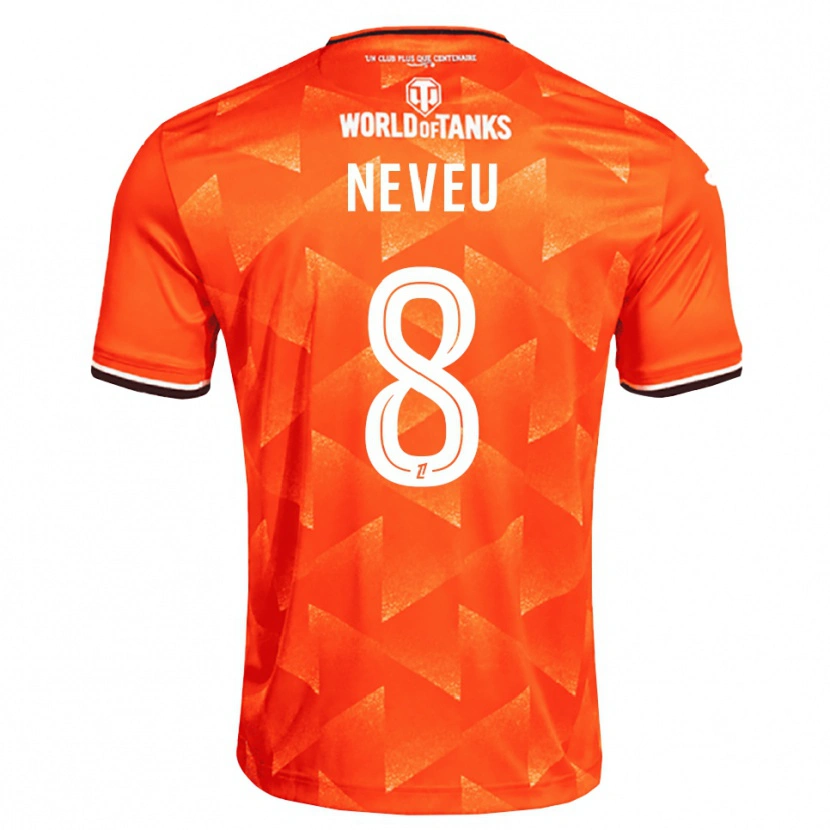 Danxen Pánské Tom Neveu #8 Oranžová Bílá Černá Domů Hráčské Dresy 2026/27 Dres