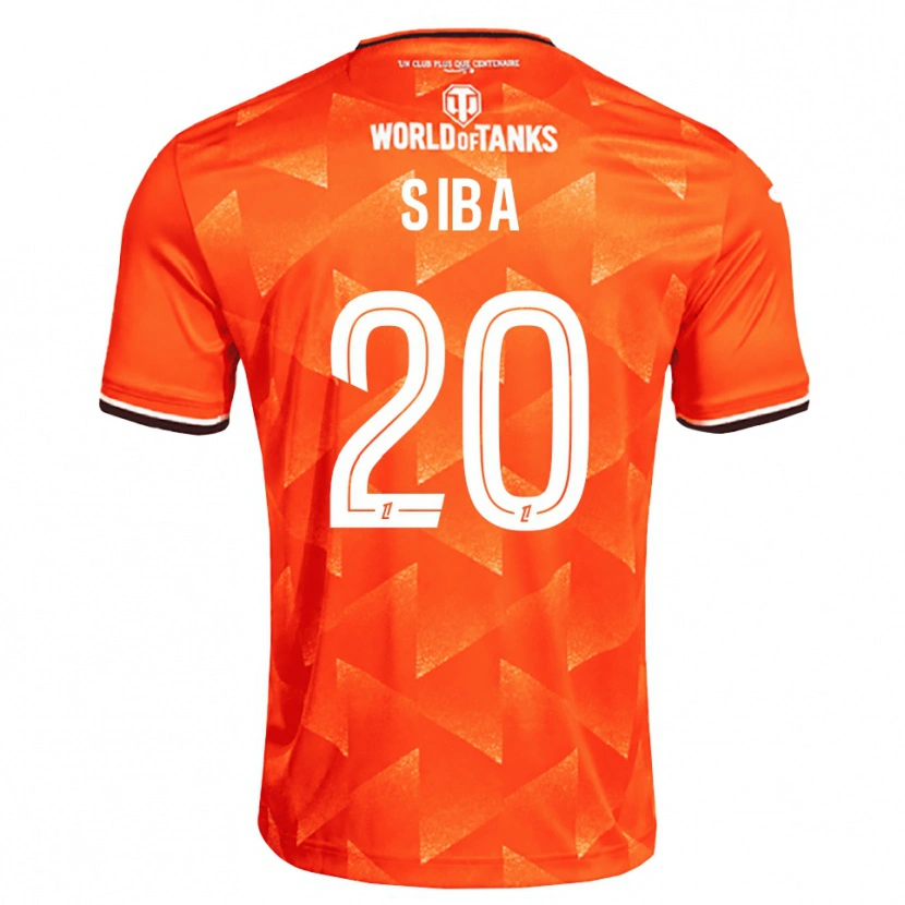 Danxen Pánské Stevan Siba #20 Oranžová Bílá Černá Domů Hráčské Dresy 2026/27 Dres