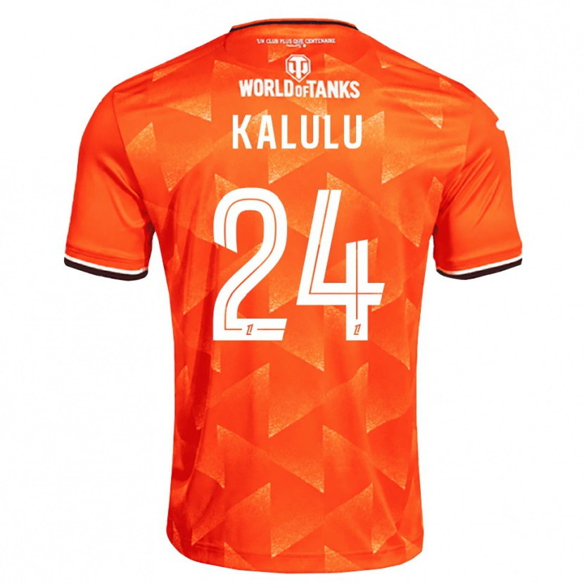 Danxen Pánské Gédéon Kalulu #24 Oranžová Bílá Černá Domů Hráčské Dresy 2026/27 Dres
