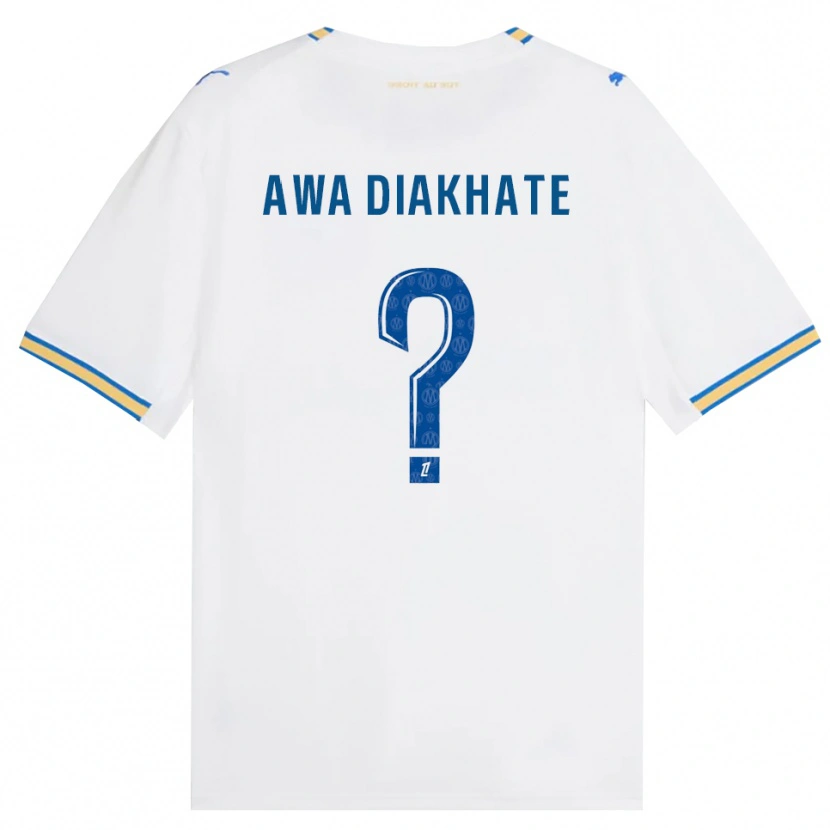 Danxen Pánské Ndeye Awa Diakhate #0 Modrá Bílá Domů Hráčské Dresy 2026/27 Dres