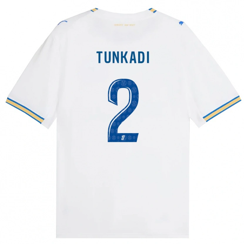 Danxen Pánské Alexandre Tunkadi #2 Modrá Bílá Domů Hráčské Dresy 2026/27 Dres