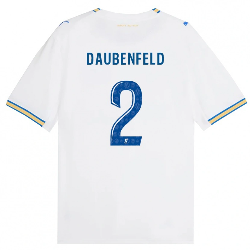 Danxen Pánské Lucas Daubenfeld #2 Modrá Bílá Domů Hráčské Dresy 2026/27 Dres