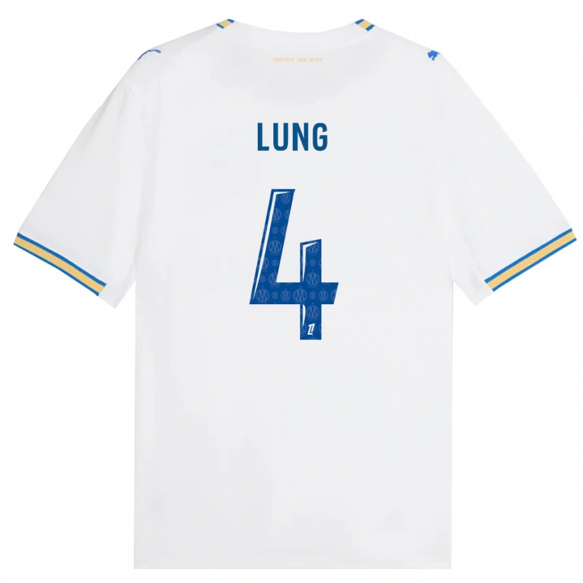 Danxen Pánské Sacha Lung #4 Modrá Bílá Domů Hráčské Dresy 2026/27 Dres