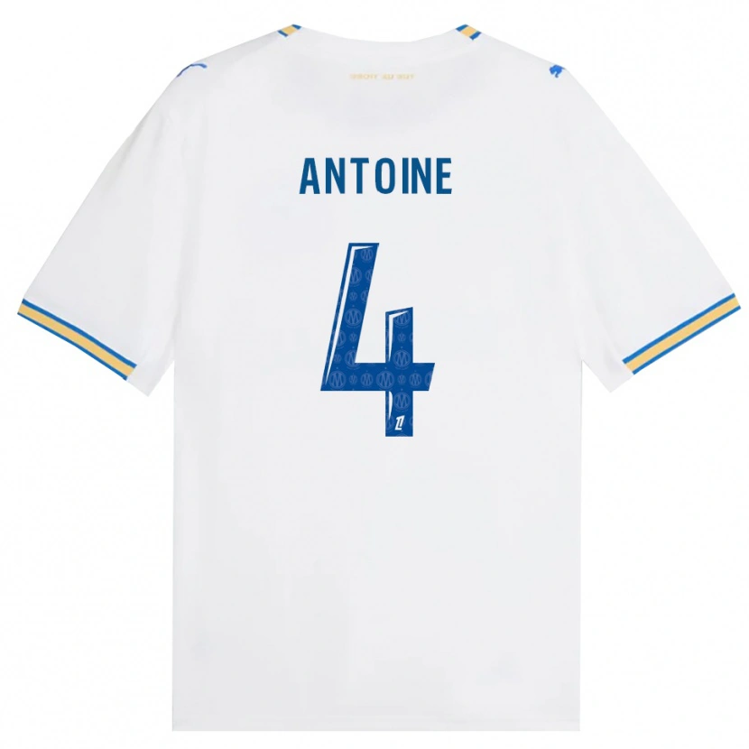Danxen Pánské Maud Antoine #4 Modrá Bílá Domů Hráčské Dresy 2026/27 Dres