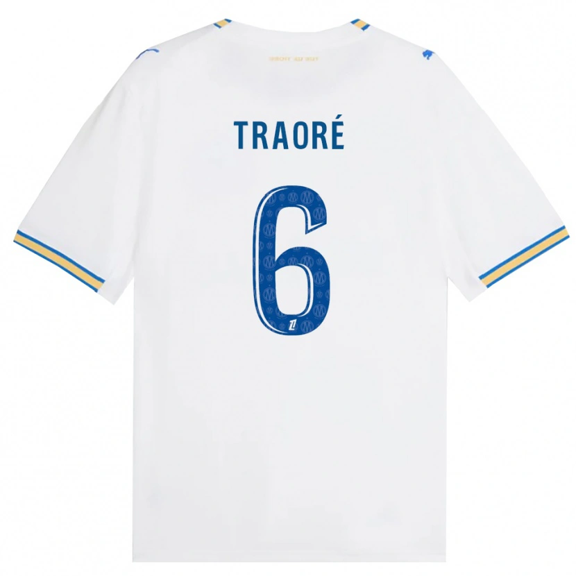 Danxen Pánské Soumaïla Traoré #6 Modrá Bílá Domů Hráčské Dresy 2026/27 Dres