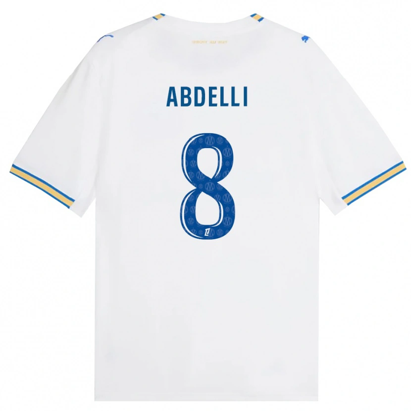 Danxen Pánské Himad Abdelli #8 Modrá Bílá Domů Hráčské Dresy 2026/27 Dres