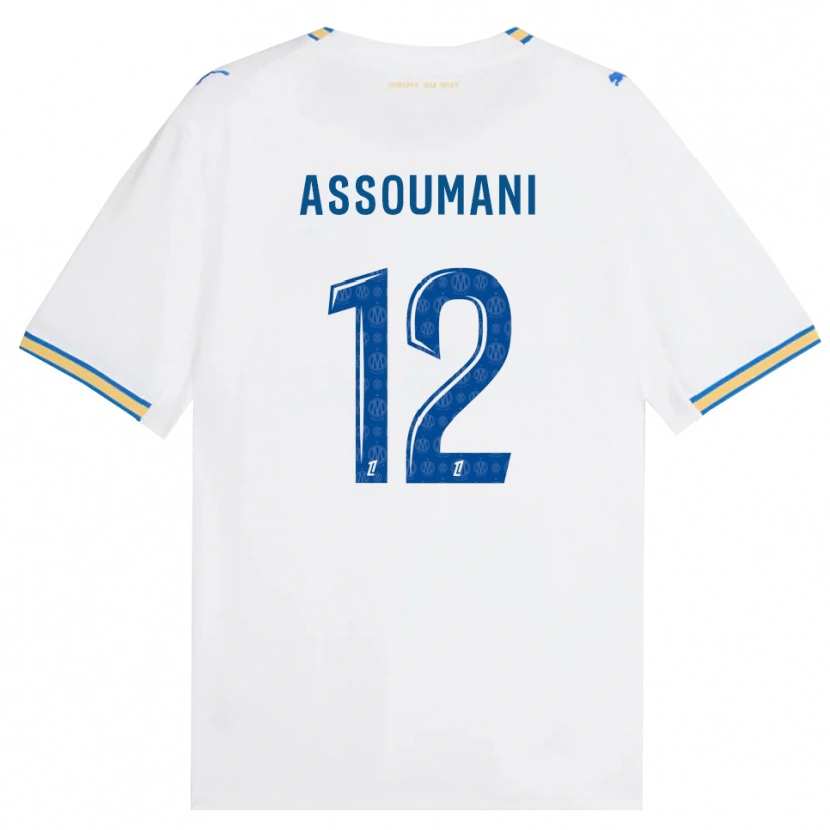 Danxen Pánské Saïfi Assoumani #12 Modrá Bílá Domů Hráčské Dresy 2026/27 Dres