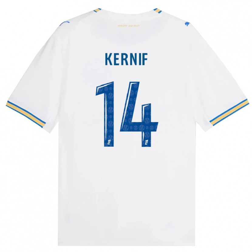 Danxen Pánské Amir Kernif #14 Modrá Bílá Domů Hráčské Dresy 2026/27 Dres